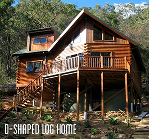 D-Shaped-Log-Home